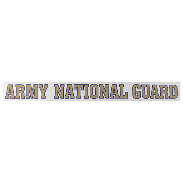 Army National Guard Window Strip Decal