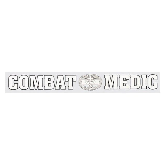 Combat Medic Window Strip Decal