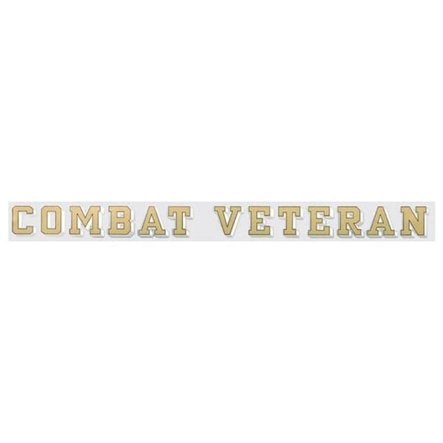Combat Veteran Window Strip Decal