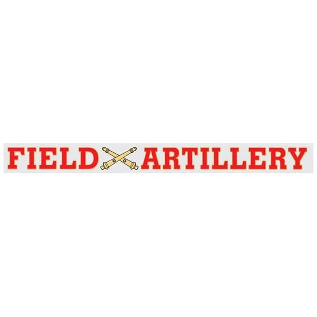 Field Artillery Window Strip Decal