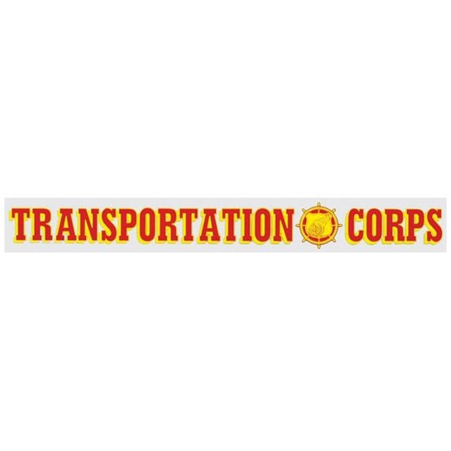 Transportation Corps Window Strip Decal