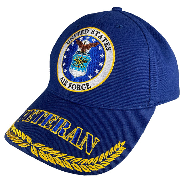 Air Force Veteran Hat, Blue