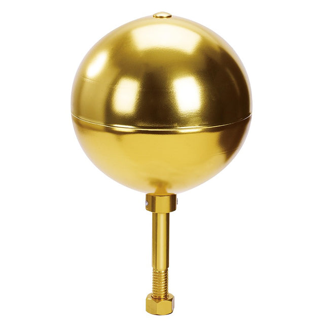 Gold Anodized Flagpole Ball Ornament