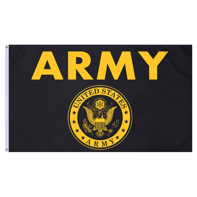 U.S. Army Gold & Black 3'x5' Flag, Polyester