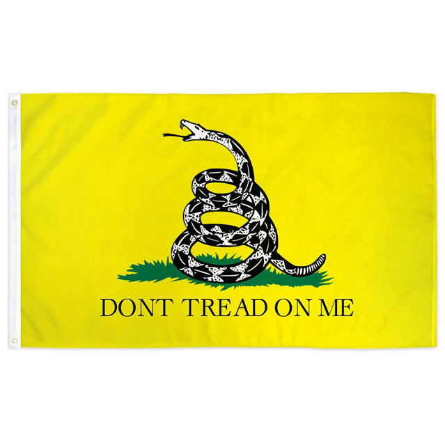 Gadsden "Don't Tread On Me" 3'x5' Flag, Polyester