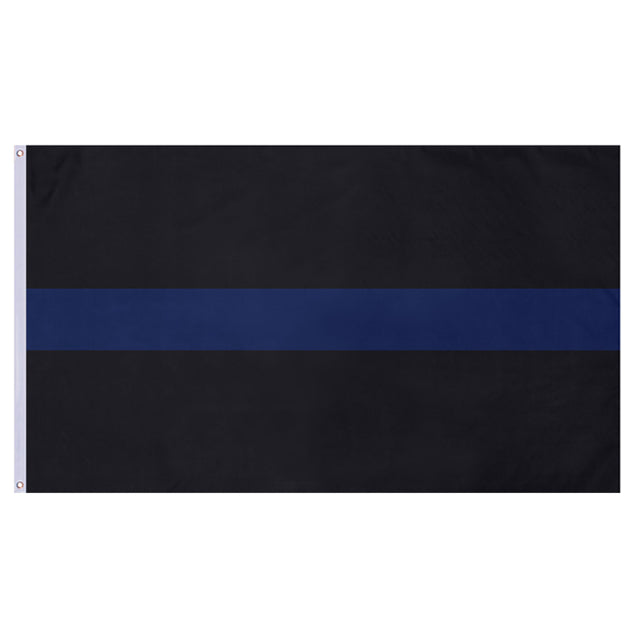 Thin Blue Line 3'x5' Flag, Polyester