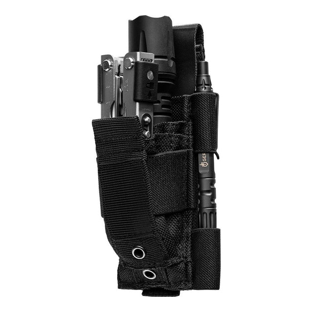 Gerber Custom Fit Universal Pistol Magazine & Tools Dual Sheath Quiet Deploy™ Pouch, Black