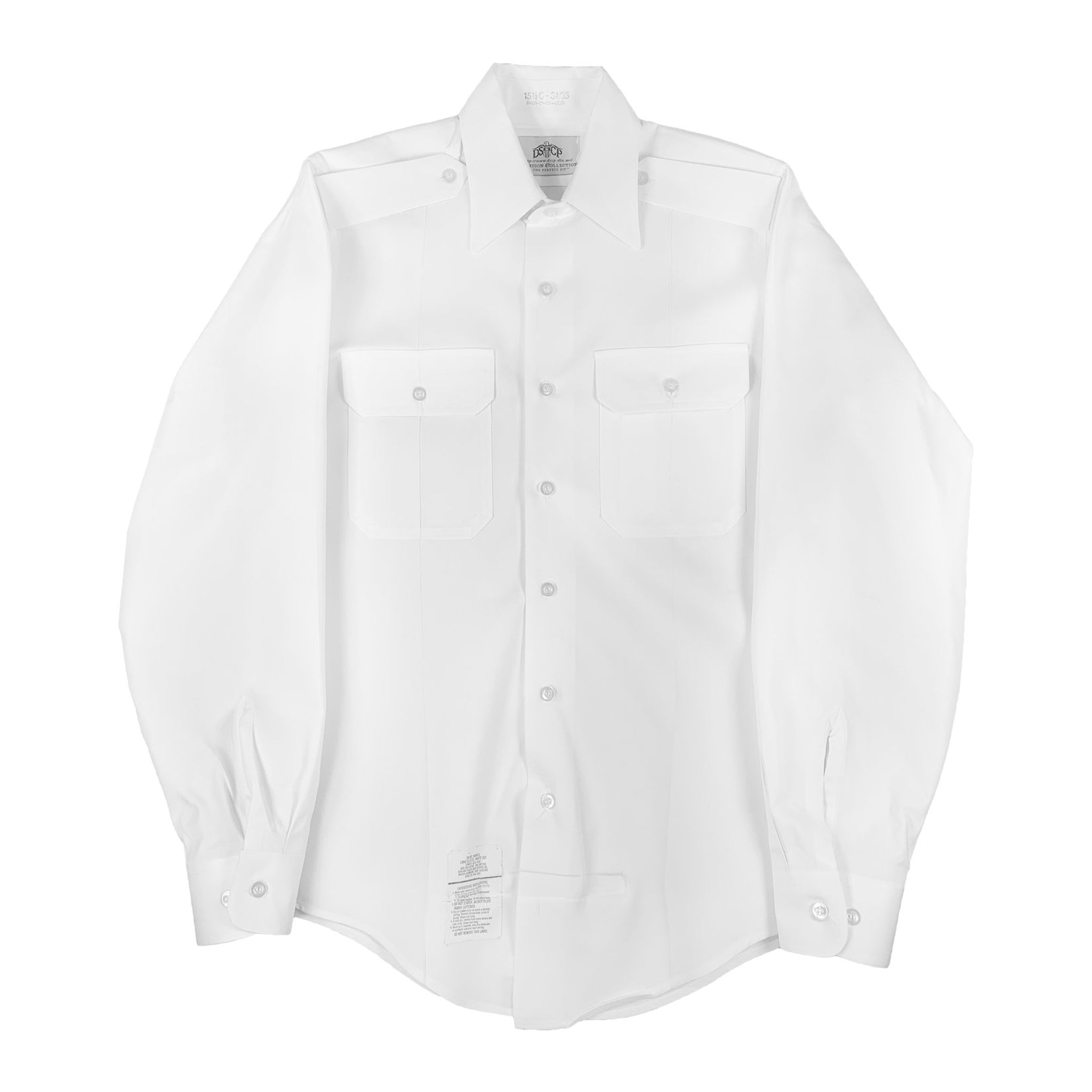 U.S. Army ASU White Long Sleeve Shirt, Male