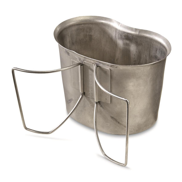 U.S. Military Stainless Steel Canteen Cup, Butterfly Handles