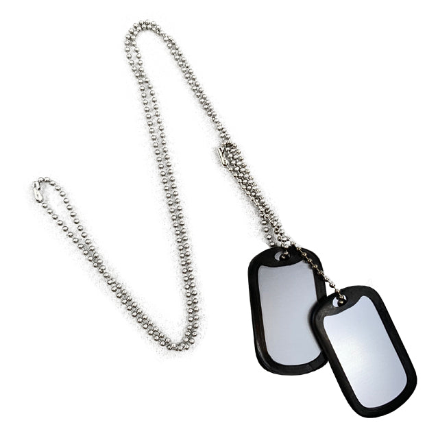 Custom silver dog tags sales