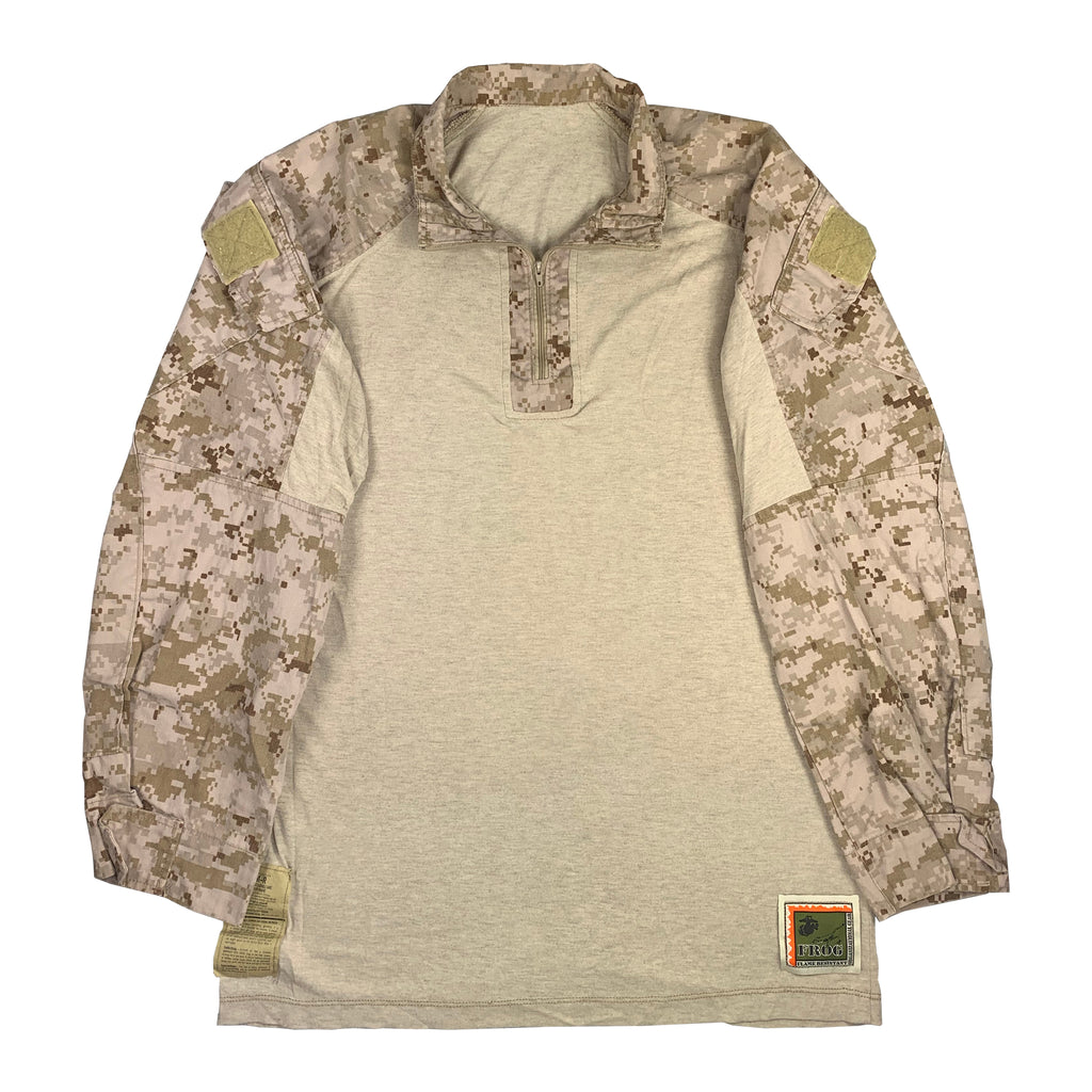 U.S. Marines FROG Fire Resistant Combat Shirt, Desert MARPAT