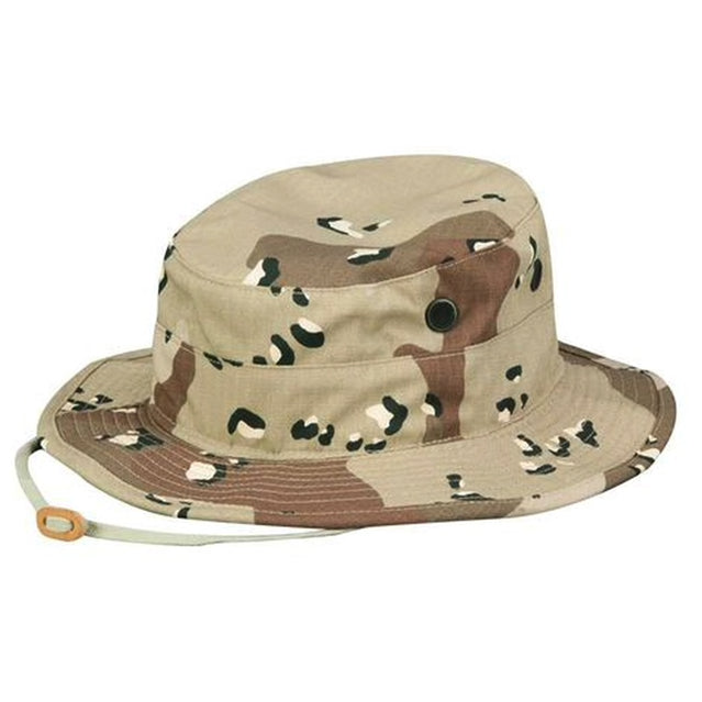 U.S. Military 6-Tone Desert Boonie Hat, Ripstop