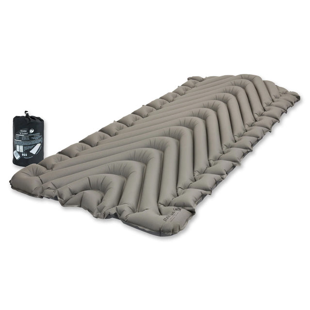 Klymit Waterproof Static V Luxe Sleeping Mat Pad, Coyote Brown