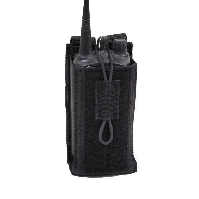 MOLLE Radio Holster Pouch Black Military Tactical 