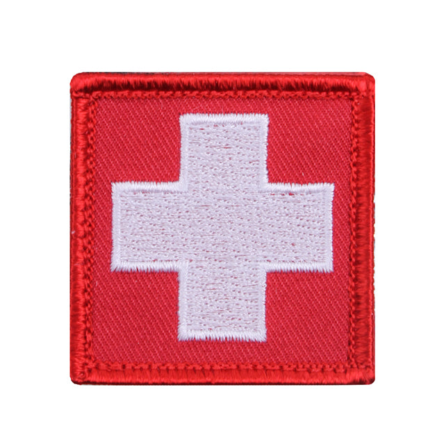 Medic White Cross Patch