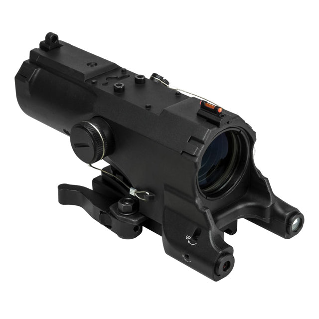 NcSTAR ECO MOD2 Rifle Scope 4x34 & Green Laser/NAV LED | STARS-N
