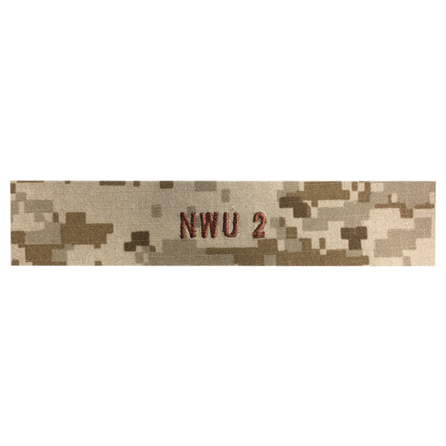Custom U.S. Navy NWU Type II Name Tape