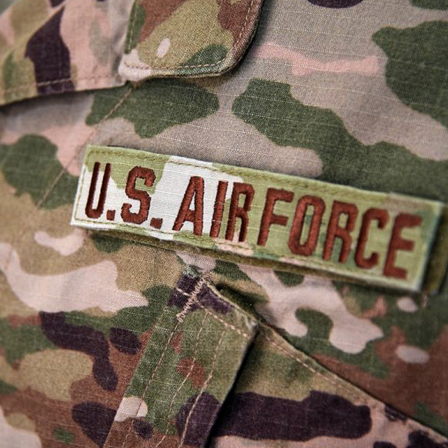 New Custom U.S. Army & Air Force OCP Name Tape, 3-Tone