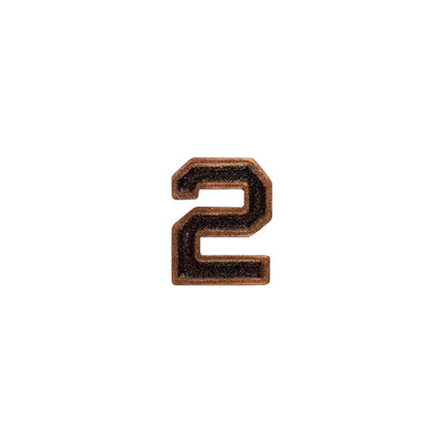 Number 2 Bronze Device Ribbon Attachment 3/16"