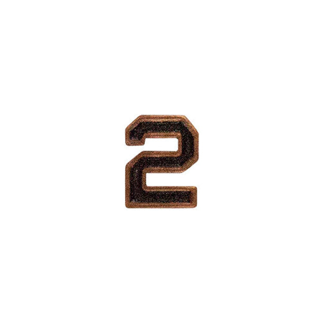 Number 2 Bronze Device Ribbon Attachment 3/16