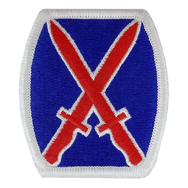 10th Mountain Division Patch, Color