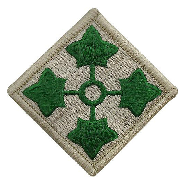 4th Infantry Division Patch, Color