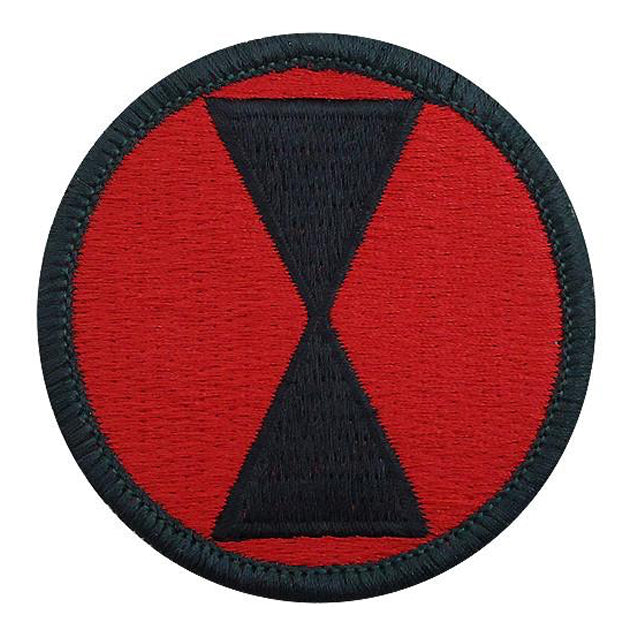 7th Infantry Division Patch, Color