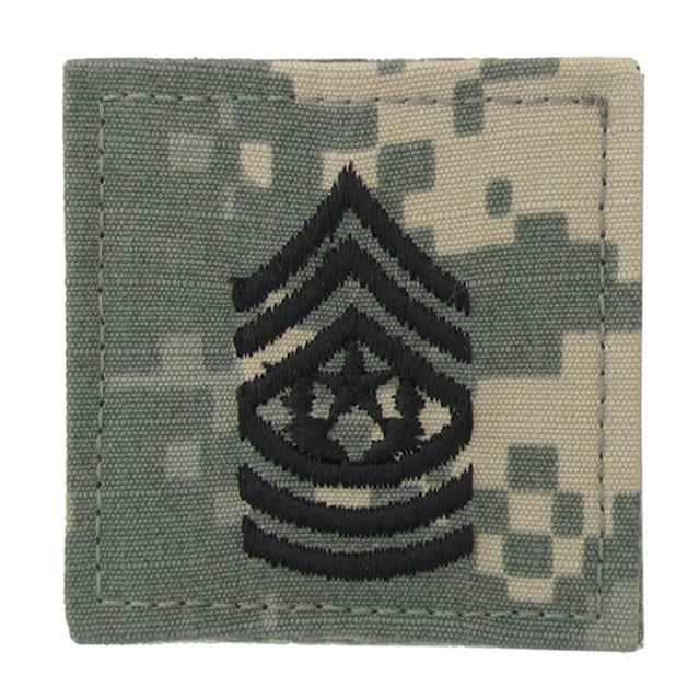U.S. Army Command Sergeant Major E-9 Rank, OCP or ACU