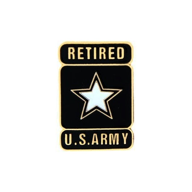 U.S. Army Star Logo Retired Pin