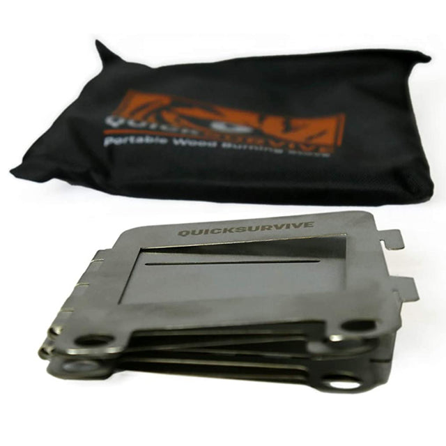 QuickSurvive® Portable Collapsible Mini Wood Burning Survival Stove