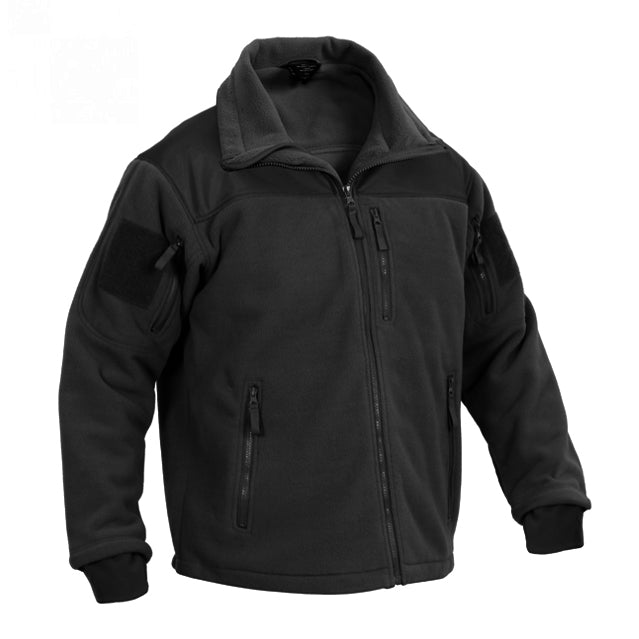 Pull Tactique Polaire Desert Hawk Avec Logo Souveraineté BW - Velcro + Patch Caoutchouc