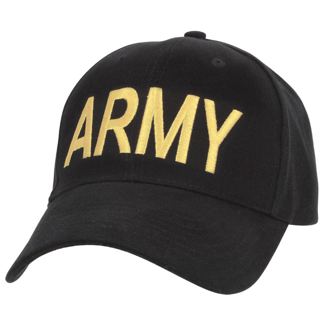 Army Hat, Black & Yellow
