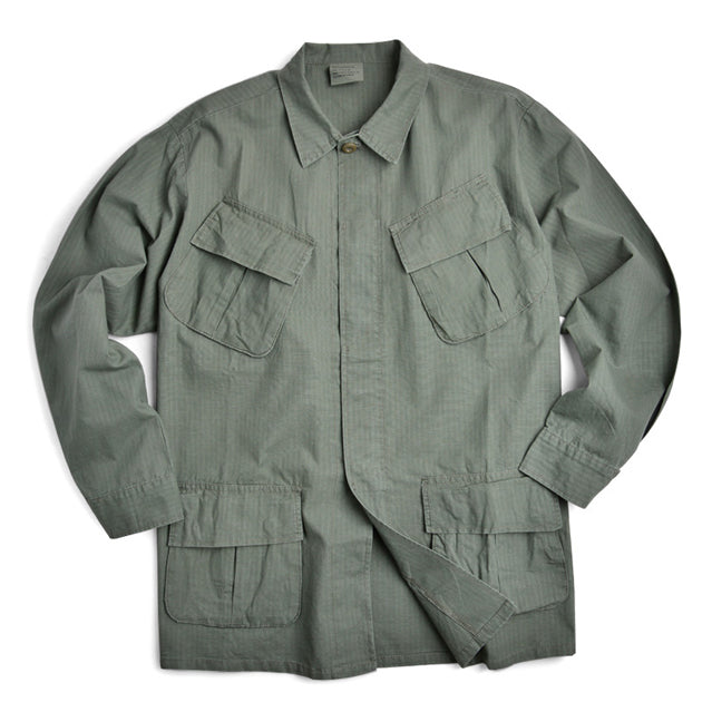 U.S. GI Jungle OD Green Fatigue Top, Vietnam War | STARS-N-STRIPES CO