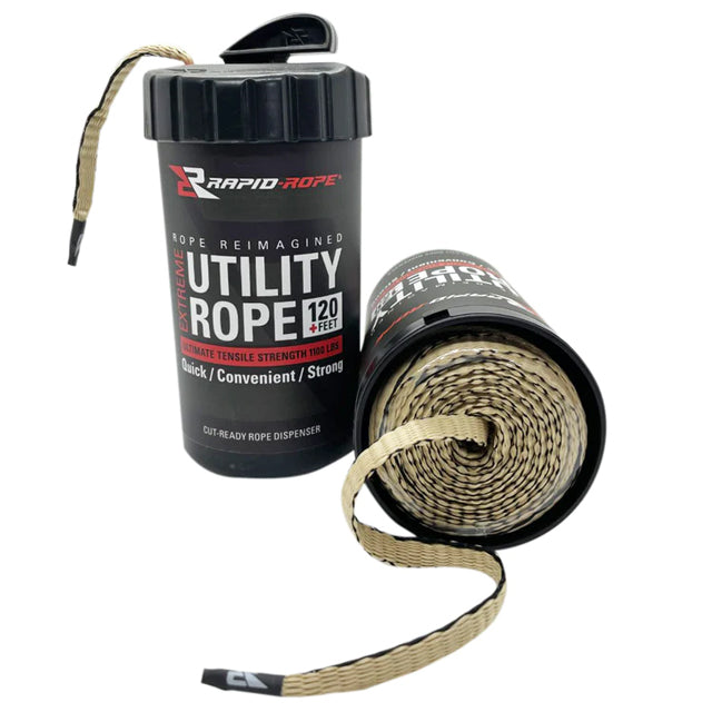 RapidRope Extreme Utility Rope & Dispenser, 120' | STARS-N-STRIPES CO.