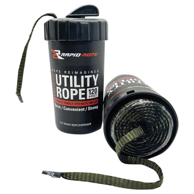 RapidRope Extreme Utility Rope & Dispenser, 120' | STARS-N-STRIPES CO.