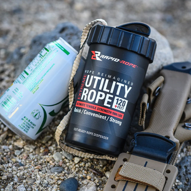 RapidRope Extreme Utility Rope & Dispenser, 120' | STARS-N-STRIPES CO.