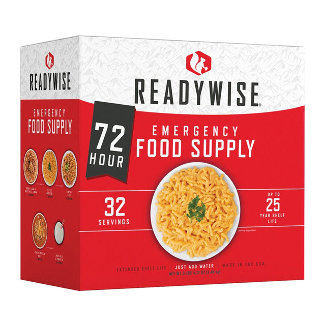 ReadyWise 72 Hour Emergency Survival Freeze-Dried Food Supply Rations, 25 Year Shelf Life