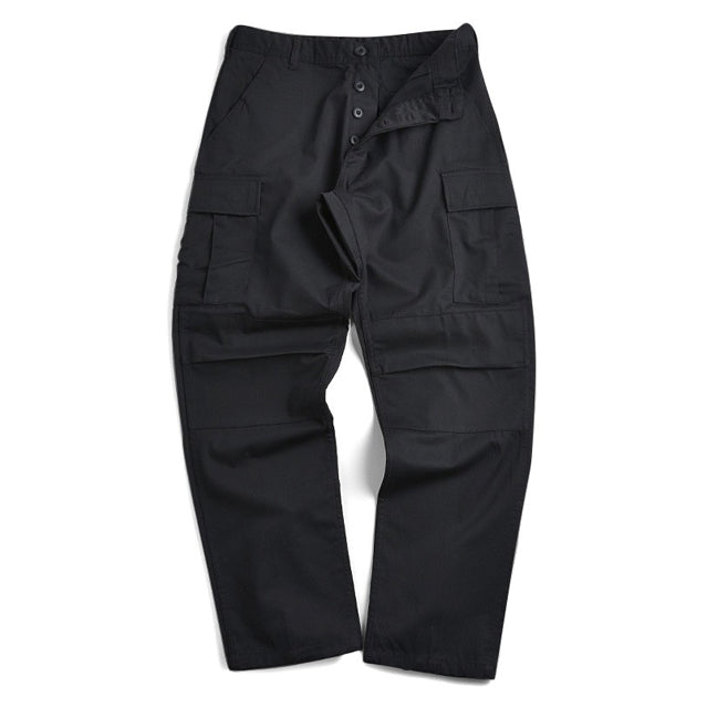 Black BDU Cargo Trousers