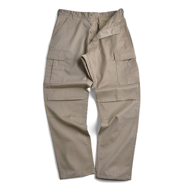 Khaki BDU Cargo Trousers