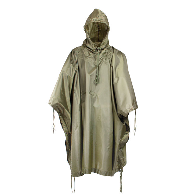 Military Waterproof Nylon Poncho STARS N STRIPES CO