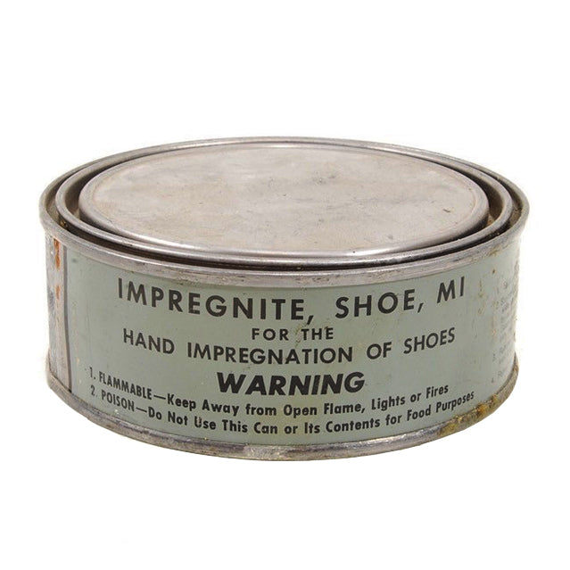U.S. WWII Impregnite Shoe Waterproofing Grease