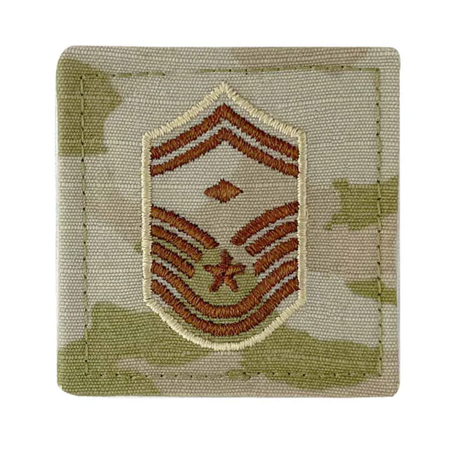 U.S. Air Force Senior Master Sergeant with Diamond (SMSgt), E-8 Rank, 3-Tone OCP - Velcro, Sew-On & Gore-Tex