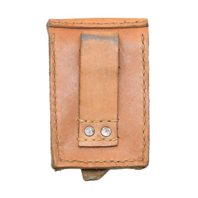 Serbian Army Brown Leather M48 Mauser Ammo Cartridge Pouch