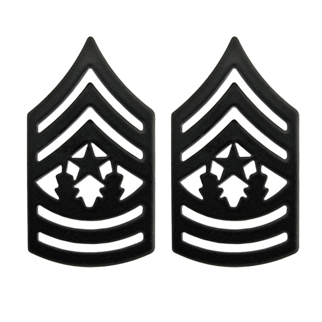 U.S. Army Command Sergeant Major (CSM) Pin-On Ranks, Subdued
