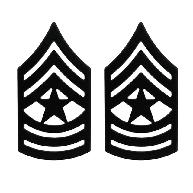 U.S. Army Sergeant Major (SGM) Pin-On Ranks, Subdued