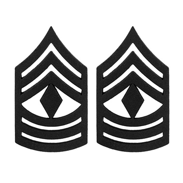U.S. Army First Sergeant (1SG) Pin-On Ranks, Subdued