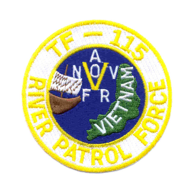 TF-115 Task Force River Patrol Force Vietnam Ship Patch