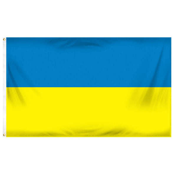 Ukraine 3'x5' Flag, Polyester