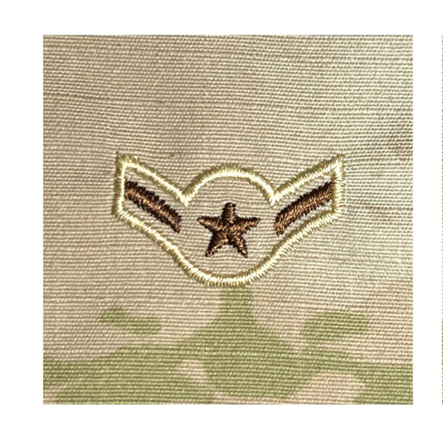 U.S. Air Force Airman Basic (AB) E-2 Rank, 3-Tone OCP