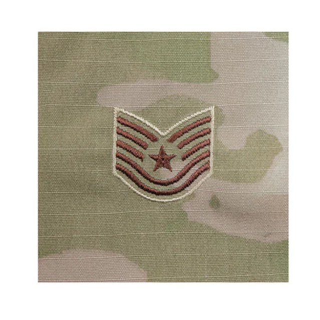 Technical Sergeant Rangk U.S. Air Force Technical Sergeant (TSgt), E-6 Rank, 3-Tone OCP - Velcr ...